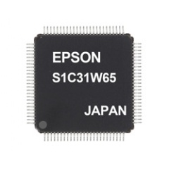 S1C31W65 (in a P-LQFP100-1212-0.40 package)