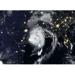 After making landfall near Cameron, Louisiana, as a category 4 storm, Hurricane Laura continued to move northward over western Louisiana. (See complete caption below) Credits: NASA’s Earth Observatory