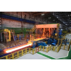 1,700 mm hot strip mill (HSM 1700) of Ilyich Steel in Ukraine. The hot strip mill was revamped by Primetals Technologies (Photo courtesy Metinvest).