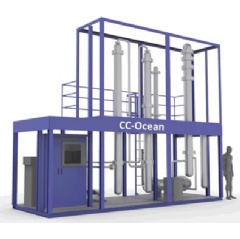 Conceptual drawing of the CO2 recovery demo plant