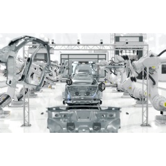 The ZEISS AICell trace correlation-free in-line measuring cell enables real-time process monitoring of complex characteristics and ramp-up support of the car body production process.