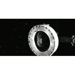 Captured by the spacecraft’s SamCam camera on Oct. 22, 2020, this series of three images shows that the sampler head on NASA’s OSIRIS-REx spacecraft is full of rocks and dust collected from the surface of the asteroid Bennu (See more below).