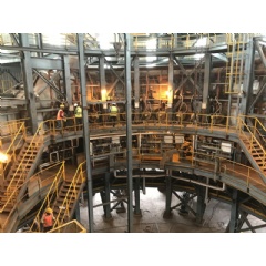Circular Pelletizing Technology (CPT) plant from Primetals Technologies in operation at the Basantpur, Keonjhar district site of Pro Minerals Pvt. Ltd. (Pro Minerals) in the Indian State of Odisha