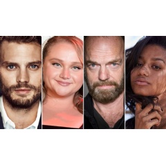 Jamie Dornan (Credit: Adam Whitehead), Danielle Macdonald (Credit: Getty), Hugo Weaving (Credit: Gerhard Kassner), Shalom Brune-Franklin (Credit: Simon Fitzpatrick)