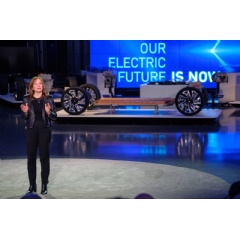 GM plans to become carbon neutral in its global products and operations by 2040 and has committed to setting science-based targets to achieve carbon neutrality. (Photo by Steve Fecht for General Motors)