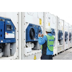 Carrier Transicolds versatile ContainerLINK app now offers wireless connectivity to container refrigeration units equipped with Carrier Transicolds Micro-Link 5 controller in addition to a wealth of information... (See complete caption below)