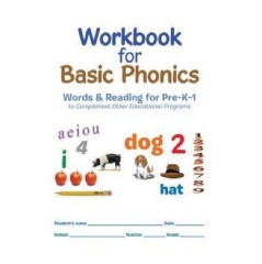 “Workbook for Basic Phonics”
Words and Reading for Pre-K-1 to Complement Other Educational Programs
by Melvine Groves