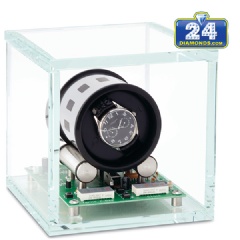 Single Watch Winder Orbita Tourbillon 1 W35001 in Crystal Glass