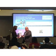 Rejeeve Mudumba receives the 1st Annual TMT Publisher’s Award for sunbmitting the failed HealthSpot case.