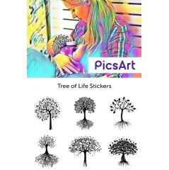 Make beautiful Tree of Life images with free stickers from PicsArt