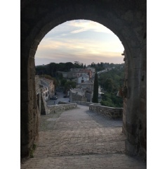A view from Italian ghost town Celleno