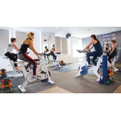 Myx Fitness offers high-energy, full-body workouts for moms in a comfortable, non-judgmental atmosphere.