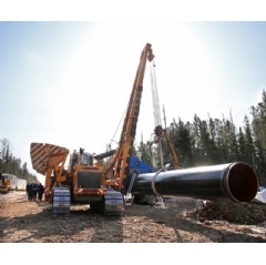 Construction of Power of Siberia gas pipeline