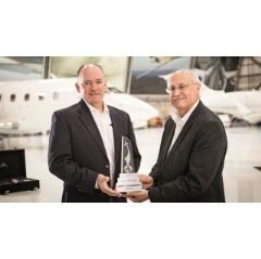 Mark Chaffinch, Chief Pilot, Norfolk Southern Corporation and Andy Nureddin, VP, Customer Response and Training, Bombardier