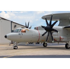 Japans First E-2D prepares to take flight at the Northrop Grumman Aircraft Integration Center of Excellence in St. Augustine, Florida.
