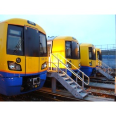 BOMBARDIER ELECTROSTAR trains at New Cross Gate Depot