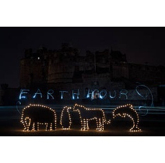 Earth Hour 2018 in Scotland. © Maverick Photo Agency / Callum Bennetts / WWF-UK