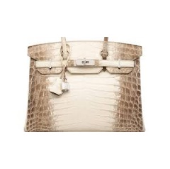 HERMS, 2008
A MATTE HIMALAYA NILOTICUS
CROCODILE BIRKIN 30
WITH 18K WHITE GOLD &
DIAMOND HARDWARE
Estimate: 100,000-150,000