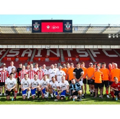 Saints fans were given a once in a lifetime opportunity on Sunday as they took to the pitch at Southamptons St Marys Stadium to take part in the inaugural Virgin Media Fans Cup.