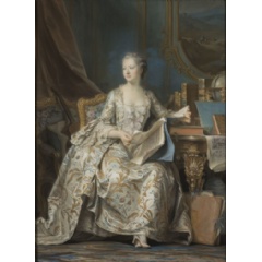1_Quentin de La Tour_La marquise de Pompadour_Musée du Louvre © Musée du Louvre, dist. RMN - Grand Palais / Laurent