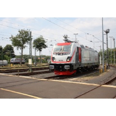 The TRAXX MS3 Locomotive arrives at the customer event in Kassel