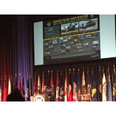 Sikorsky receives the BG William W. Spruance Legacy Award at the NGAUS 140th General Conference & Exhibition in New Orleans.