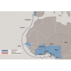 MainOnes current cable system comprises a 7,000km submarine cable, which was launched in 2010 and has landing stations in Nigeria, Ghana and Portugal.