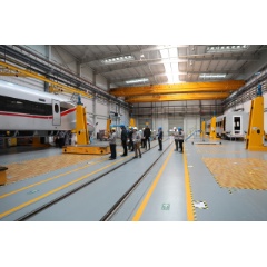 CR400AF high-speed train in BST workshop