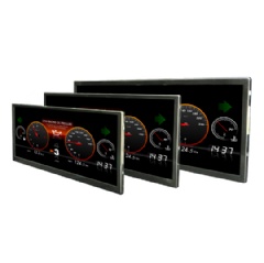 Mitsubishi Electrics new color TFT-LCD modules
(from left: AA103AE01, AA123AF01 and AA150AC01)