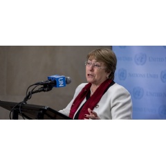 UN Photo/Laura Jarriel
United Nations High Commissioner for Human Rights Michelle Bachelet (file).