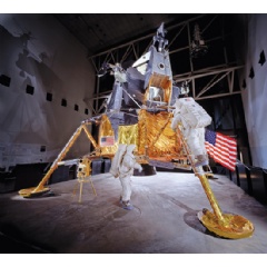 A lunar module, one of 12 built for Project Apollo (Photo: Smithsonian/Eric Long)