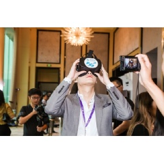 5G+VR application showcases at the event