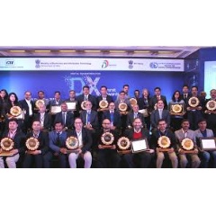 Winners of the DX Awards 2019 with Shri Ajay Prakash Sawhney, Hon’ble Secretary – Ministry of Electronics and IT, Government of India (centre), at New Delhi.
