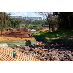 From topographic surveys and Google Earth searches, the original course of Ferro-Carvão stream was re-created.
