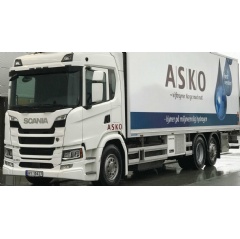 ASKO and Scania celebrate the start of operations of four hydrogen gas trucks with electric driveline.