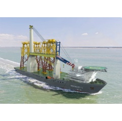 Wrtsils comprehensive thruster solution will enable an existing hull to become the crane vessel Bokalift 2.