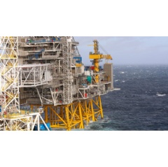 The Johan Sverdrup field in the North Sea. (Photo: Arne Reidar Mortensen)