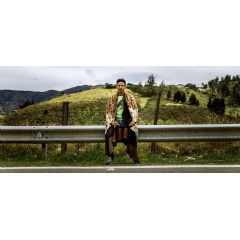IOM/Muse Mohammed
Steven of Venezuela and three friends attempt to hitchhike to the Paramo de Berlin (3,000m), the highest peak on their journey from Cucuta, Venezuela, to Bogota, Colombia.
