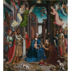 Jan Gossaert (Jean Gossart), The Adoration of the Kings, 1510-15