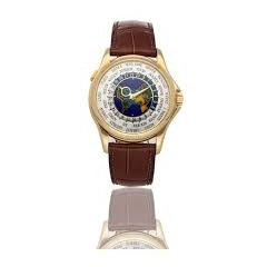Patek Philippe
AN 18k gold automatic world time wristwatch with enamel dial, Ref. 5131J. Estimate: HK$600,000 - 800,000
