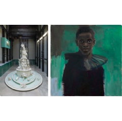 Kara Walker Fons Americanus Tate Modern 2019. Photo:  Tate (Matt Greenwood)
Lynette Yiadom-Boakye A Passion Like No Other 2012 Collection of Lonti Ebers  Lynette Yiadom-Boakye