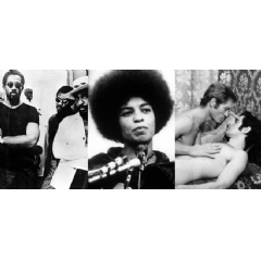 Eldridge Cleaver in Eldridge Cleaver, Black Panther | Angela Davis in Angela – Portrait of A Revolutionary | Beryt Bohlen, Bernd Feuerhelm in It Is Not the Homosexual Who Is Perverse, But the Society in Which He Lives