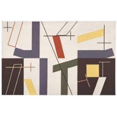 Sophie Taeuber-Arp Six Spaces with Four Small Crosses 1932. Oil paint and graphite on canvas 65  100. Kunstmuseum Bern. Gift of Marguerite Arp-Hagenbach