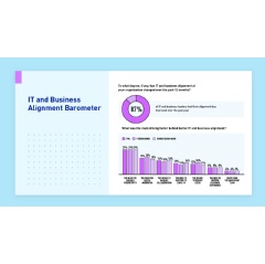 IT and Business Alignment Barometer - Main driving factor behind better IT and business alignment