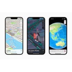 Apple Maps features a three-dimensional city experience with more realistic and colorful details, and an interactive globe that offers a new way of looking at the world.