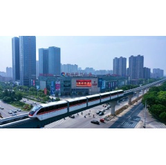 The first of its kind in China, Wuhu’s new monorail will be elevated and equipped with automatic train operation (ATO) grade of operation 4 (GoA4).