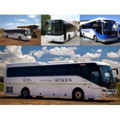 The highest-quality and emission-free hydrogen-powered buses tailored by Bonluck Bus for Australia [Photo/CHTC]