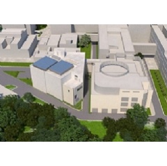 Image of New Proton Therapy Center
The new center is on the left of existing site