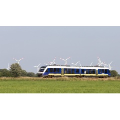 Coradia Lint regional train for LNVG in commercial service.