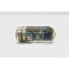 MIT engineers have shown that they can use magnetic fields to track the location of this ingestible sensor within the GI tract.
Credits:Image: Courtesy of the researchers